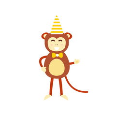 Monkey vector illustration.