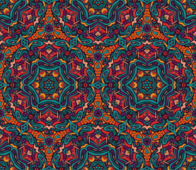 arabesque mosaic seamless pattern