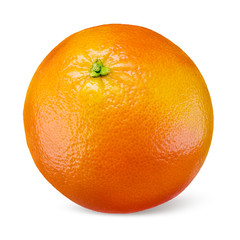 Orange fruit isolated on white background.