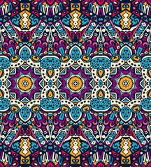 Abstract geometric mosaic seamless pattern