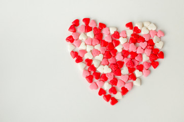 Valentines Day background with hearts