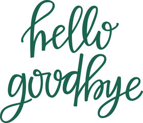 Hello and Goodbye © crrobins