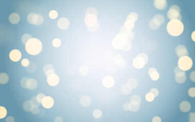Blue bokeh background