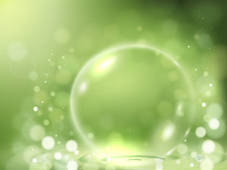 Clear bubble element