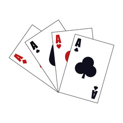 card game casino related icons image vector illustration design 