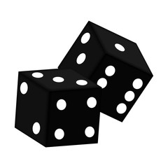 dice game casino related icons image vector illustration design 