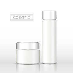 Blank cosmetic bottle