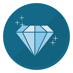 shiny diamond emblem  icon image vector illustration design 