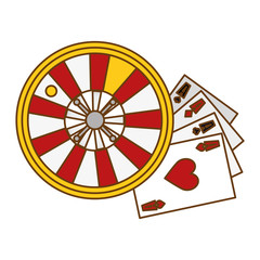 Obraz premium assorted games casino related icon image vector illustration design 