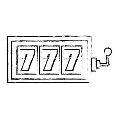 slot machine casino related icon image vector illustration design 