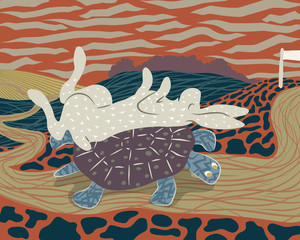 Tortoise and smarter hare © Adrian Hillman