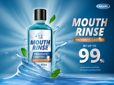 Mouth rinse ads