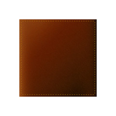Leather icon. Texture material natural skin and textile theme. Isolated design. Vector illustration