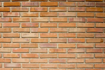 Old vintage brick wall background.