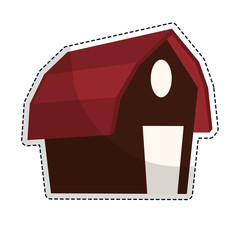 farm or barn icon image vector illustration design 