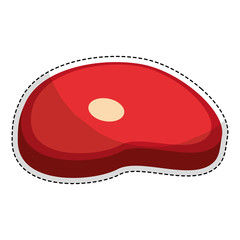 beef or meat icon image vector illustration design 