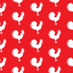 rooster chicken seamless