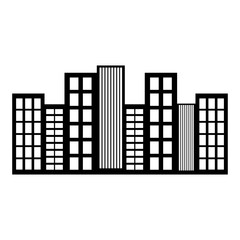 city skyline icon image vector illustration design 