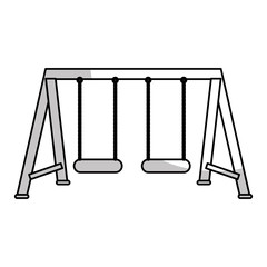 swing playground related icon image vector illustration design 