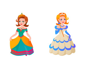 Princess character vectorillustration.