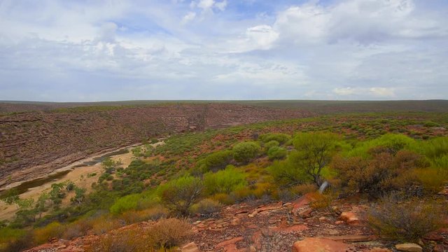 Murchison river valley near Natures Window, Kalbarri National Park, West Australia,