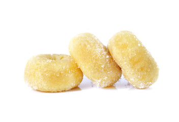 donuts isolated on white background.