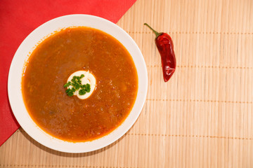 Борщ вкусный обед