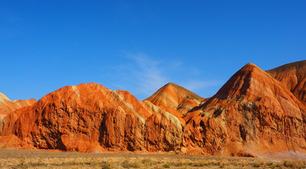 Colorful Danxia Topography,Zhangye,Gansu,China