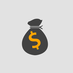 Dollar Icon Illustration.