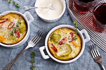 Casserole with vegetables
