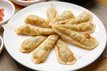 chili Dumplings. gochu Mandu