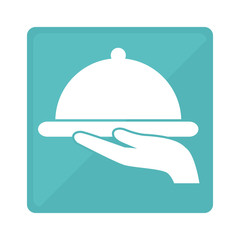 Fototapeta premium restaurant emblem representation icon image vector illustration design 