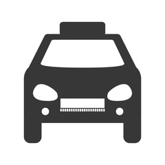 taxi car icon image vector illustration design 