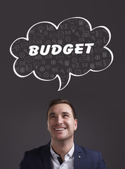 Business, Technology, Internet and marketing. Young businessman