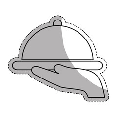 restaurant emblem representation icon image vector illustration design 