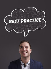 Business, Technology, Internet and marketing. Young businessman