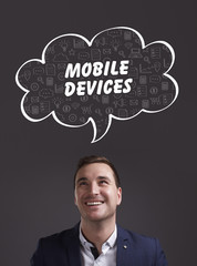 Business, Technology, Internet and marketing. Young businessman