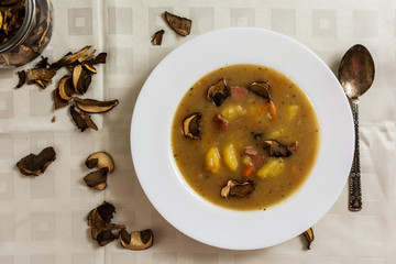 Homemade potato soup