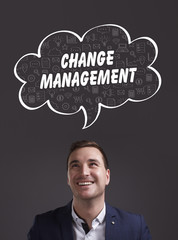 Business, Technology, Internet and marketing. Young businessman