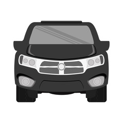 truck car frontview icon image vector illustration design 