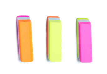 Eraser isolated on a white background