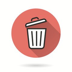 Bin - vector icon.