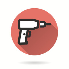 Drill - vector icon.