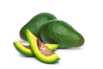 Avocado isolated on a white background