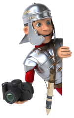 Naklejka premium Roman soldier