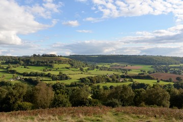 Fototapeta na wymiar Cam Peak View, Gloucestershire