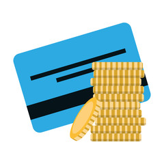 credit or debit card payment economy icon image vector illustration design 