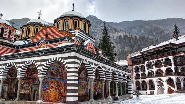 Rila Monastery HDR time-lapse