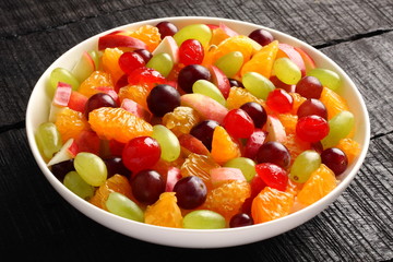 Bowl of  exotic fruts