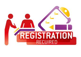 registration, form, vector, register